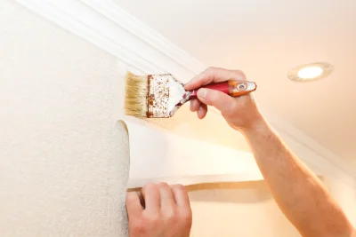 Pose de papier peint à Lect — revêtements muraux et toiles de verre